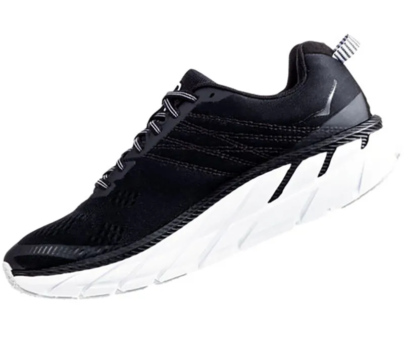 Hoka One One Men's Clifton 6 Black/White UK 12.5-5
